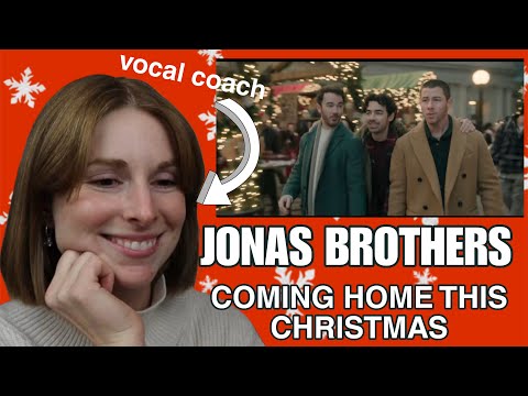 Vocal coach reacts to Jonas brothers “Coming home this Christmas” Fa-La-La-adays Day 3