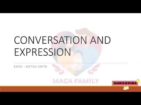 CONVERSATION AND EXPRESSION #Kutsushita