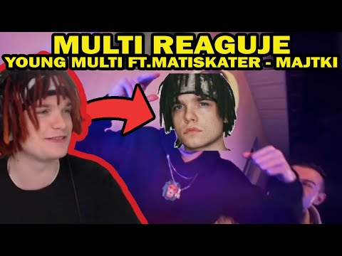 MULTI reaguje na YOUNG MULTI FT. MATISKATER - MAJTKI (AI COVER)