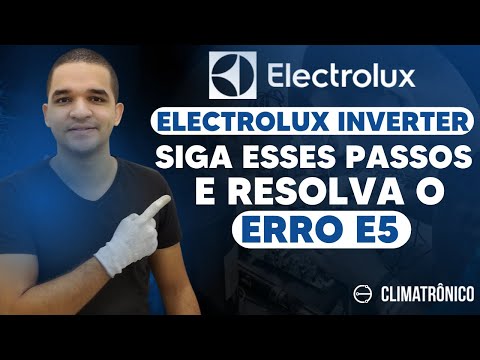 Vídeo: Como Resolver Erro E5 Electrolux Inverter em 9 Passos