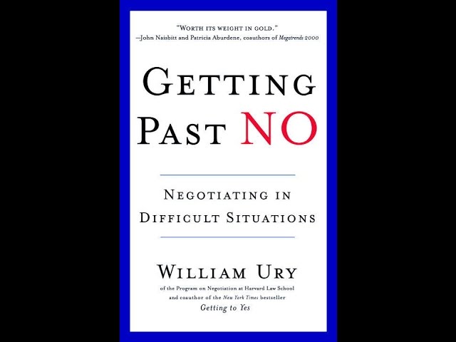 Vídeo relacionado con Getting Past No: Negotiating in Difficult Situations