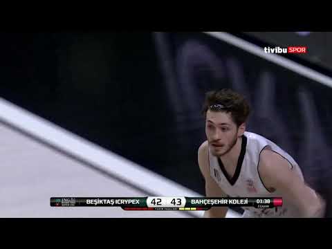 BSL 27. Hafta Erteleme Maçı Özet | Beşiktaş Icrypex 83-77 Bahçeşehir Koleji