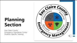 EOC Position Specific: Planning Section