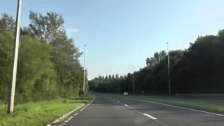 preview picture of video 'Driving Along Brockton Way A442, Madeley, Telford and Wrekin, England 26th August 2013'