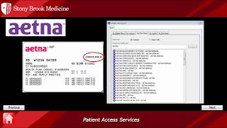 Insurance Card Identification - Aetna  (Module 3 of 8)