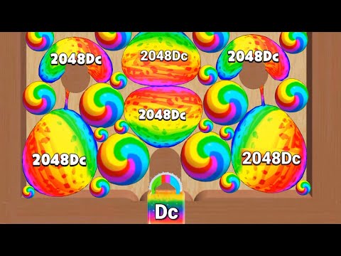Satisfying Mobile Game / Blob Merge 3d - bounce merge 2048 Level Up Gameplay Walkthrough Mobile