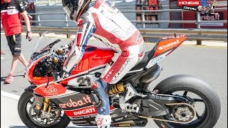 preview picture of video 'Friday Action from the 2015 WSBK season opener at Phillip Island'