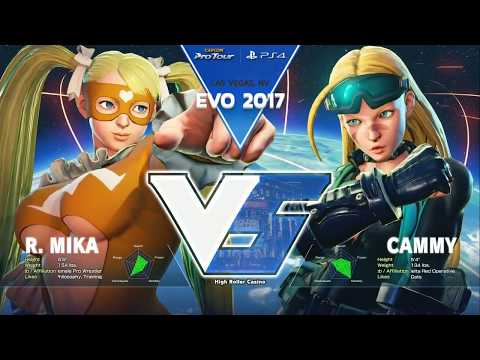 SFV - EVO 2017 - Pools - Luffy (R.Mika) Vs Verloren (Cammy)