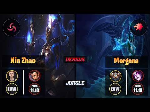 MagiFelix XIN ZHAO (Jungle) [Hail of Blades] VS MORGANA - Challenger EUW Patch 11.10