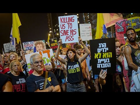 Tausende demonstrieren in Tel Aviv für Freilassung der Geiseln im Gazastreifen