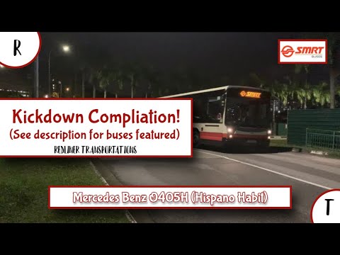 [SMRT] Memory Lane - Mercedes Benz O405G (Hispano Habit) Voith Kickdown Compliation