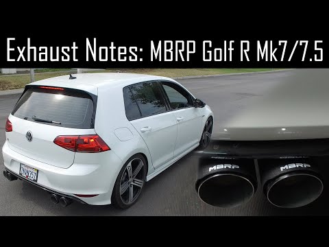 Exhaust Notes: MBRP Exhaust Golf R Mk7.5