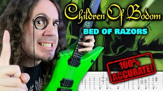 How To REALLY Play The BED OF RAZORS Solo (w/ Tabs!)