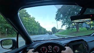 lets go for a drive (binaural audio | POV drive | 2023 Subaru WRX)