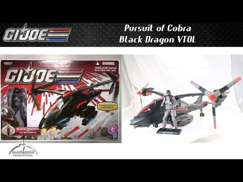 G.I. Joe Pursuit of Cobra Black Dragon VTOL Unboxing and Review