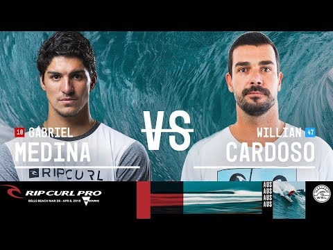 Gabriel Medina vs. Willian Cardoso - Round Three, Heat 12 - Rip Curl Pro Bells Beach 2018