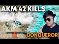 WOLRD FIRST! Rank Conqueror 42 Kill, Yakis Pake Dua AKM Sapu Bersih Erangel | Ultra HD PUBG Mobile