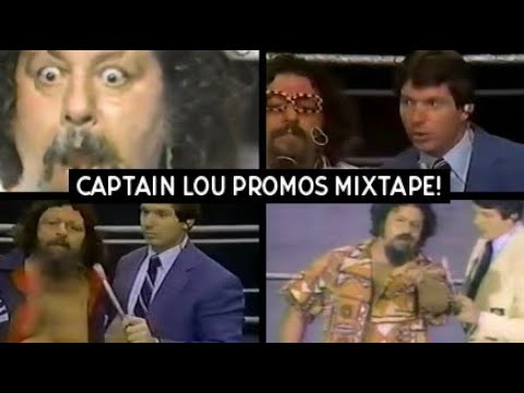 CAPTAIN LOU ALBANO CRAZY PROMOS MIXTAPE!!! 2 HOURS… OVER 100 INTERVIEWS WITH THE GUIDING LIGHT!!