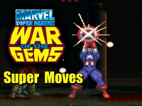 Marvel Super Heroes SNES Super Moves War of the Gems