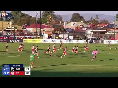 Rd 6 Hostplus SANFL Snapshot - Port's Tom Anastasopoulos goals from centre square