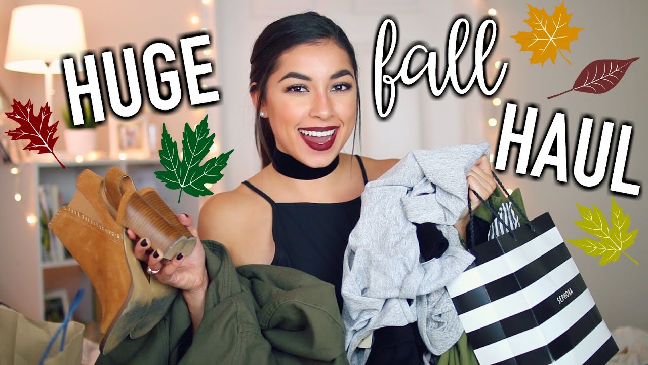 Huge Try On Fall Haul 2016! Nordstrom, Sephora, Forever 21, & Urban Outfitters!