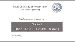 Hash Tables - Double Hashing