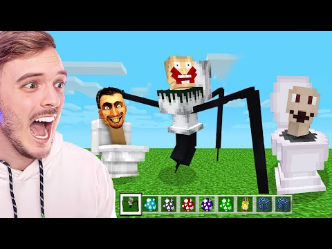 I PLAYED A SKIBIDI TOILET MODE ON MINECRAFT?!  ( it's incredible)