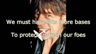 The Rolling Stones - Sweet Neo Con (lyrics)