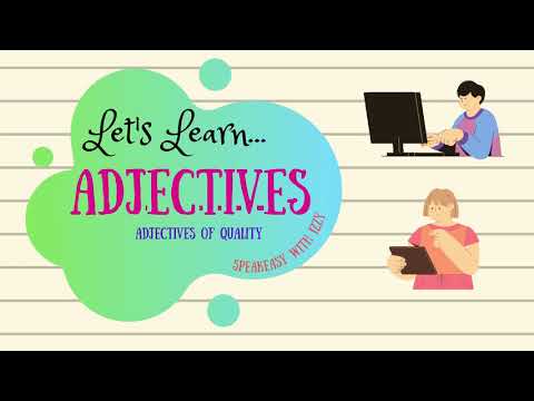 EP69: TVPSS: LETS LEARN ADJECTIVES with TEACHER IZDIHAR