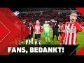 FANS BEDANKT!
