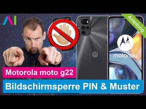 Motorola moto g22 - Bildschirmsperre PIN und Muster • 📱 • 🀡 • ☡ • Anleitung | Tutorial