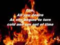 Disturbed- Inside The Fire (instrumental w/lyrics ...