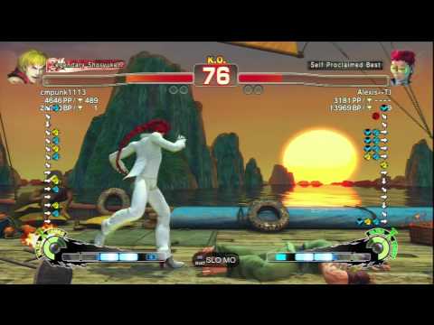 cmpunk1113 (Ken) Vs Alexis--Tj (C.Viper) SSF4 AE Ranked Matches - PSN