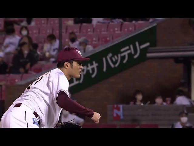 【7回表】カード勝ち越しへ!! イーグルス・瀧中 7回無失点5奪三振の好投を見せる!! 2021/9/15 E-B