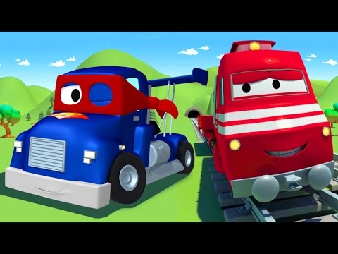 Troy el Tren y el Súper Camión  en Auto City | Dibujos animados para niños