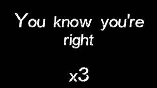 Download lagu Nirvana - You Know You're Right Lyrics mp3