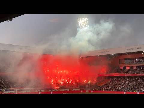 Wiener Derby: Austria Wien – Rapid Wien 1/10/23. Fans, Pyro, Police and Passion at the Vienna Derby