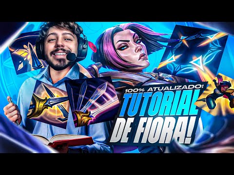 FIORA WILD RIFT - TUTORIAL MAIS COMPLETO DE FIORA! 2026