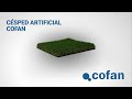 Césped artificial con pelo de altura de 7 mm | Ligero y muy fácil de colocar