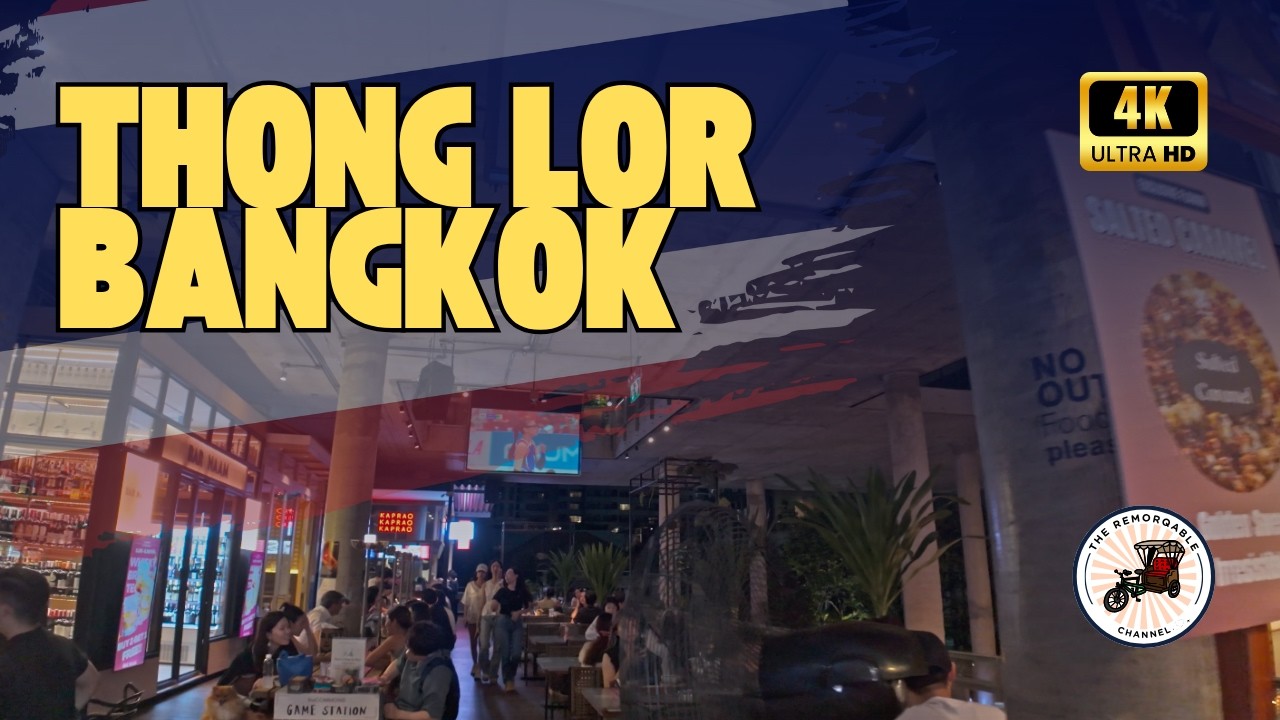 Friday Night in Bangkok’s Tonglor Commons | Food, Drinks &amp; Local Vibes