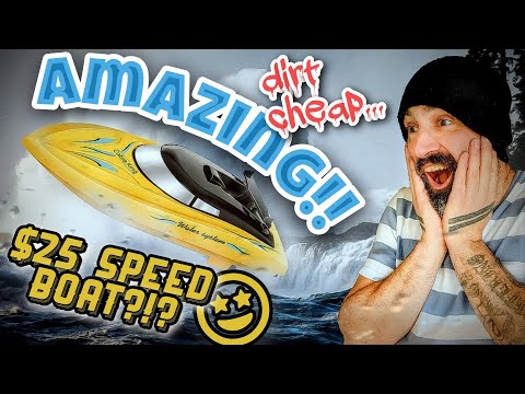 Most AMAZING DIRT CHEAP Speedboat on EARTH!!1!