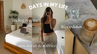 productive vlog 🧸 new habits & hobbies, life in Bali, finding routine