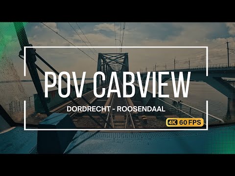 Train Cabview Netherlands 4K 60FPS / Dordrecht to Roosendaal / Natural Ambience (No Music)