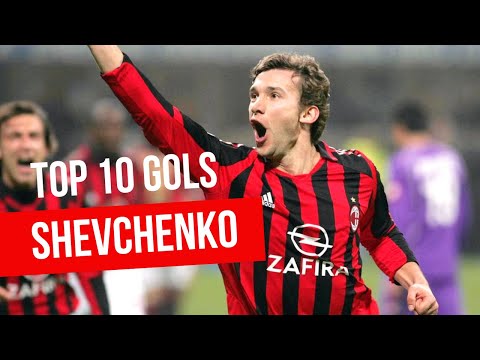 Top 10: Gols Shevchenko - Os MELHORES GOLS da carreira de SHEVCHENKO