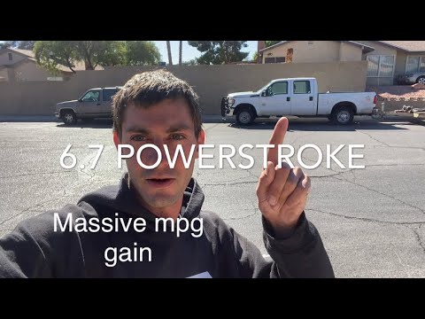 15 minute mod, 10mpg to 16mpg, 6.7 powerstroke gets 60% better mpg, so easy you can do it too!