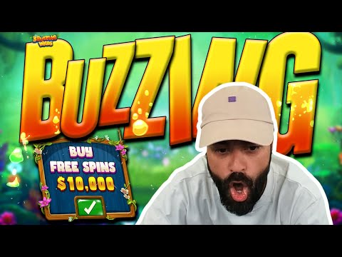 ROSHTEIN INSANE WIN ON 3 BUZZING WILDS!!