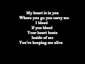 Keeping Me Alive- The Afters lyrics