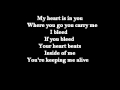 Keeping Me Alive- The Afters lyrics 