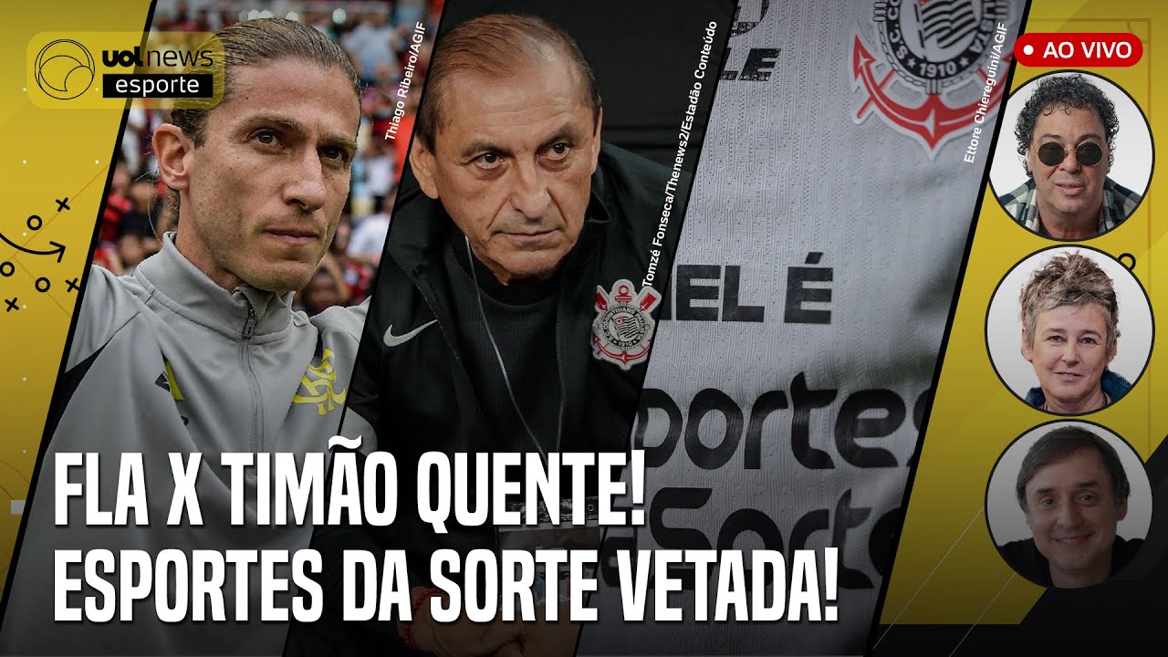 🔴 CASAGRANDE AO VIVO: FLAMENGO E CORINTHIANS DUELAM EM CLIMA QUENTE! TIMÃO PODE PERDER PATROCÍNIO?
