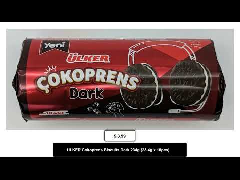 ULKER Cokoprens Biscuits Dark 234g (23.4g x 10pcs)